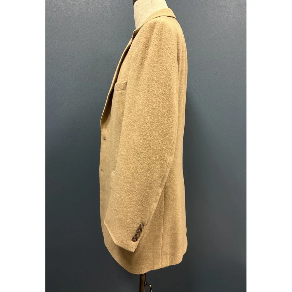 Jos A Bank 100% Camel Hair Blazer‎ Men's 43L Tan Sport Coat Classic Jacket